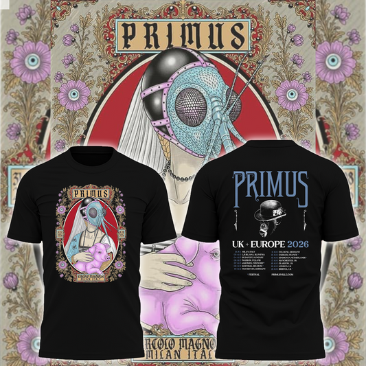 Limited Edition Primus Europe Tour 2026 TShirt