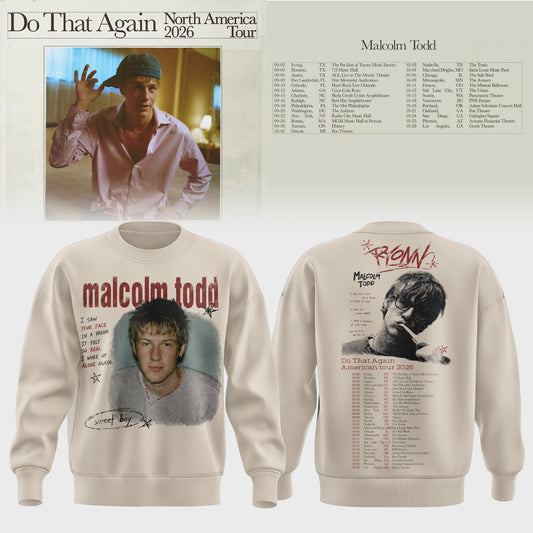 MALCOLM TODD – DO THAT AGAIN NORTH AMERICA TOUR SWEATER