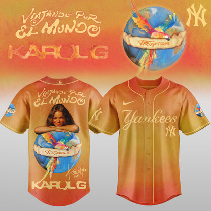 Karol G x Baseball – Nos Vamos de Tour JERSEY(All Team )