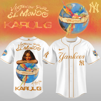 Karol G x Baseball – Nos Vamos de Tour JERSEY(All Team )