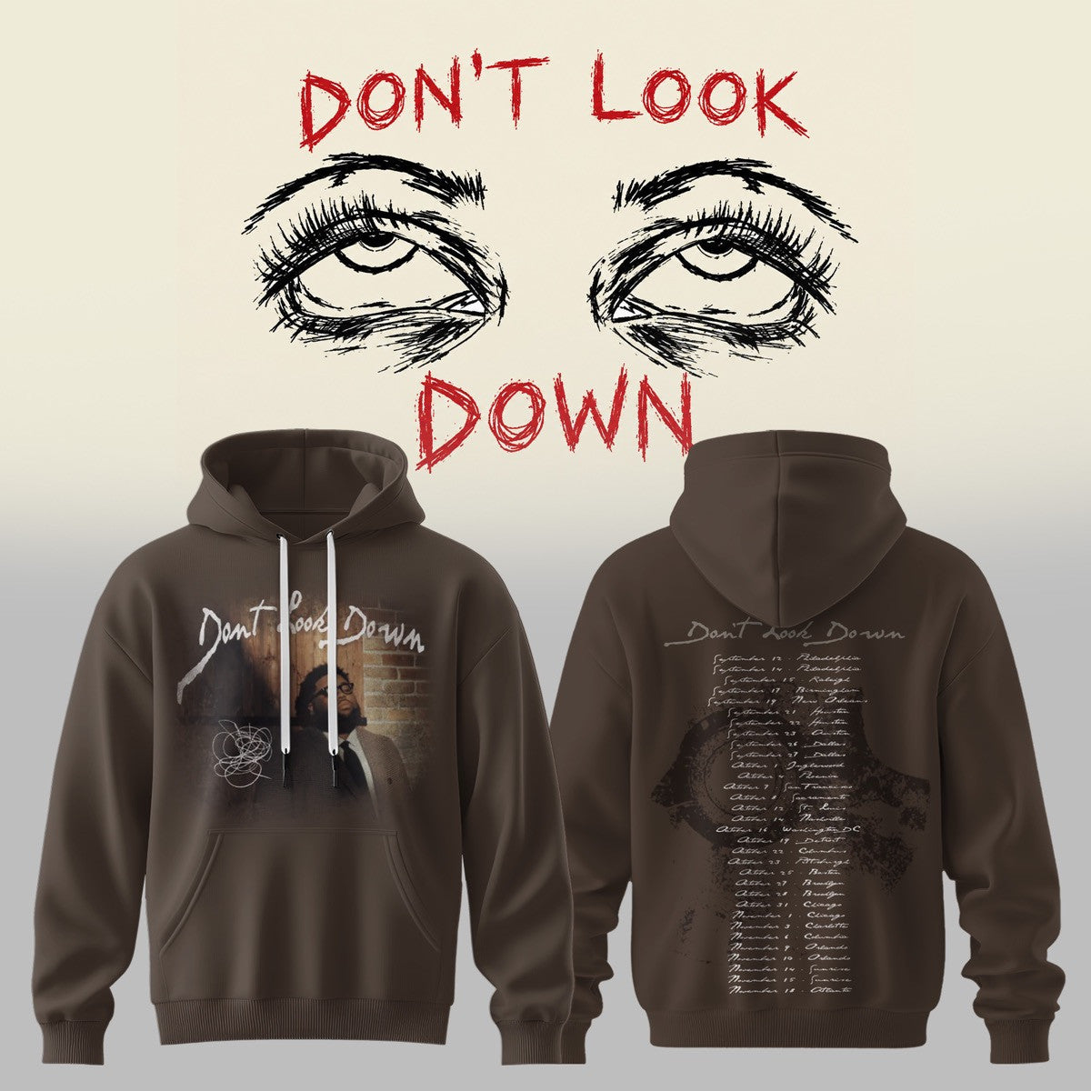 RD WV Don’t Look Down 2026 Tour Graphic Hoodie