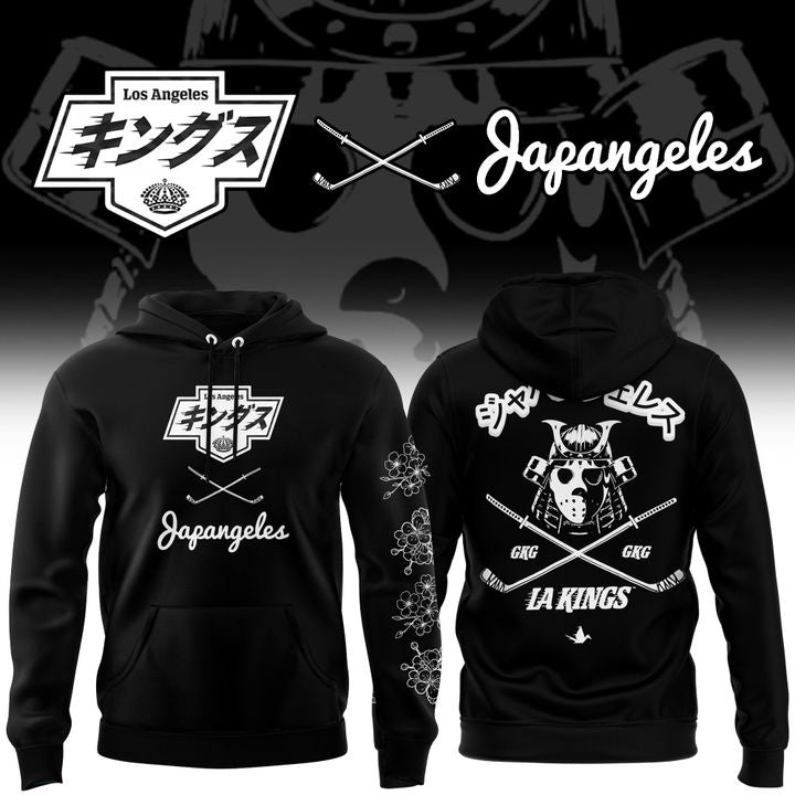 Special New Japangeles x Los Angeles Kings Black Hoodie 2025