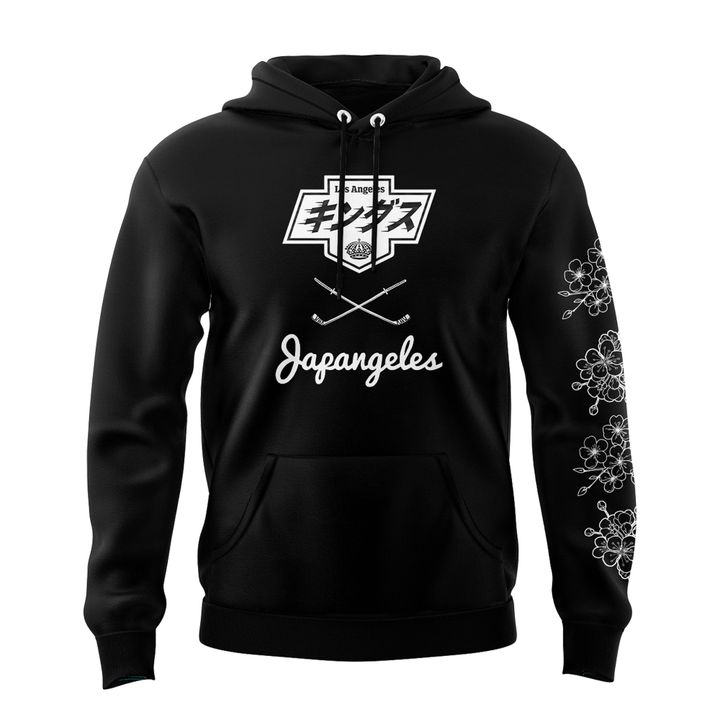 Special New Japangeles x Los Angeles Kings Black Hoodie 2025