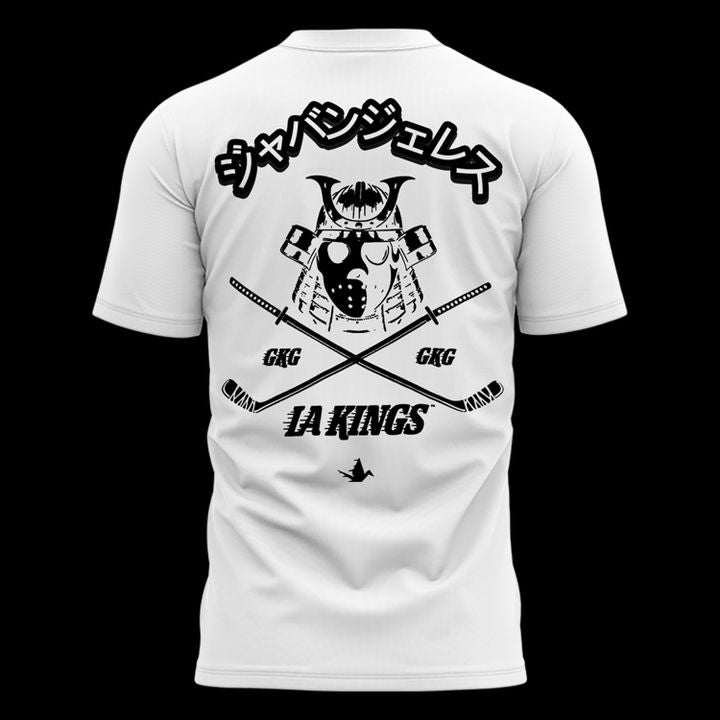 Special New Japangeles x Los Angeles Kings White Tshirt 2025