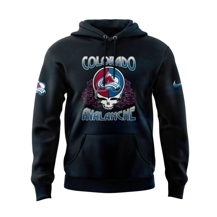 1. Limited Edition Colorado Avalanche Grateful Dead Night Hoodie