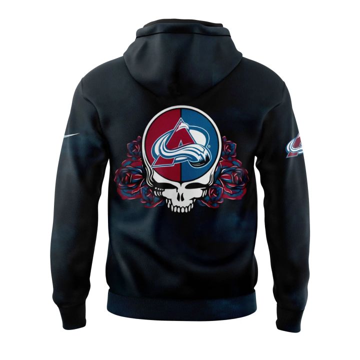 1. Limited Edition Colorado Avalanche Grateful Dead Night Hoodie