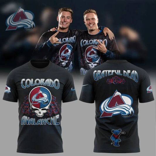 3. Limited Edition Colorado Avalanche Grateful Dead Night Tshirt