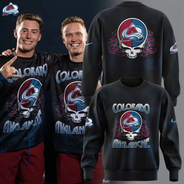 1. Limited Edition Colorado Avalanche Grateful Dead Night Sweatshirt