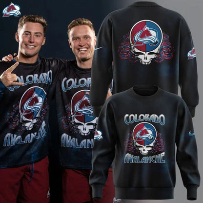 1. Limited Edition Colorado Avalanche Grateful Dead Night Sweatshirt