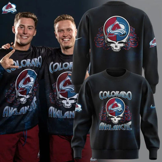 1. Limited Edition Colorado Avalanche Grateful Dead Night Sweatshirt