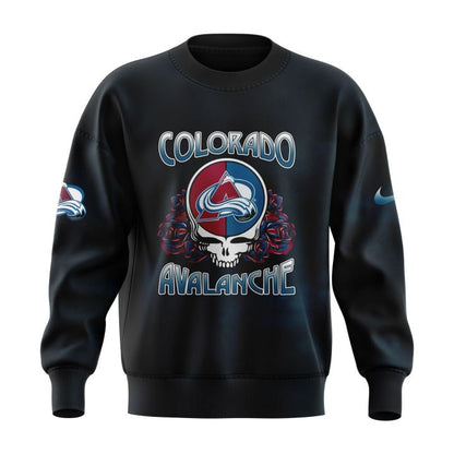 1. Limited Edition Colorado Avalanche Grateful Dead Night Sweatshirt