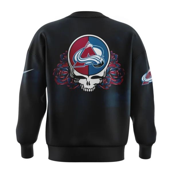 1. Limited Edition Colorado Avalanche Grateful Dead Night Sweatshirt