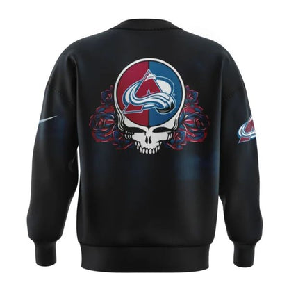 1. Limited Edition Colorado Avalanche Grateful Dead Night Sweatshirt