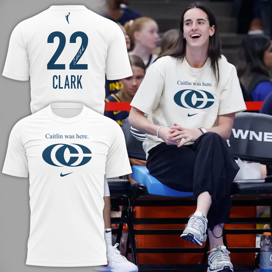 Special New Caitlin Clark logo 22 T-Shirt white