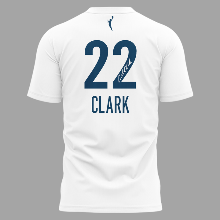 Special New Caitlin Clark logo 22 T-Shirt white
