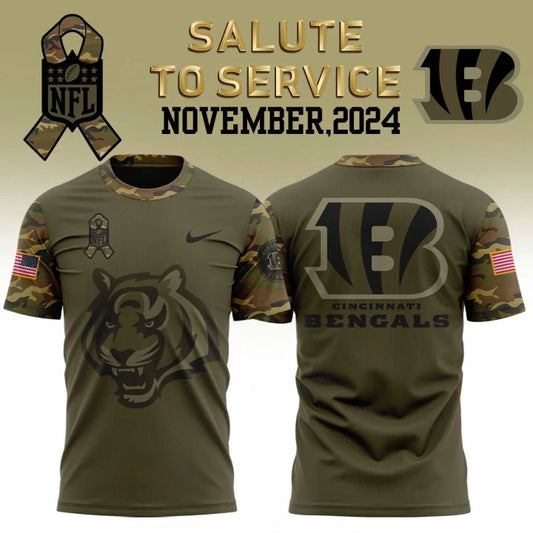 Cincinnati Bengals Salute to Service Limited T-shirt