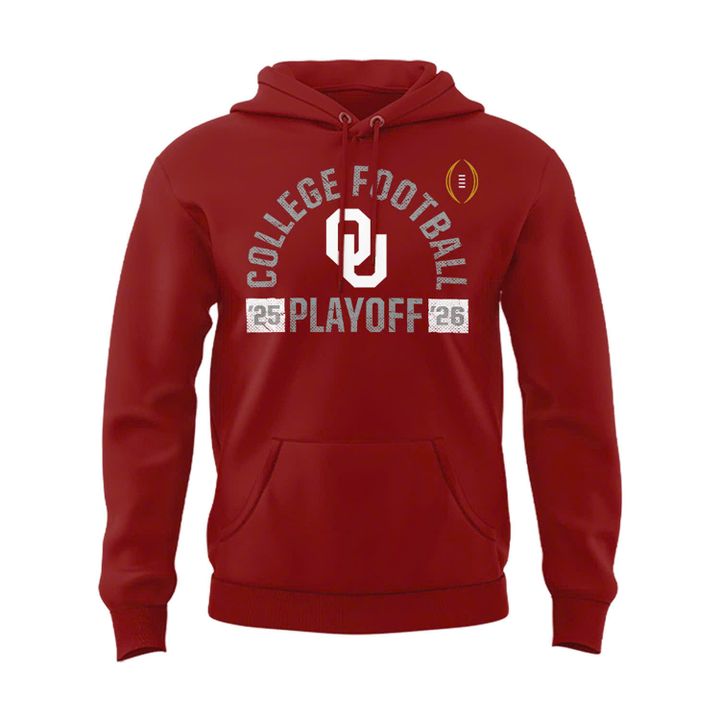 2025 "Hard To Kill" Oklahoma Sooners Play Off Red Hoodie