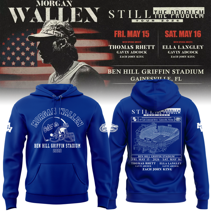 1. Still the Problem Tour "Morgan Wallen x Florida Gators" Hoodie 2026