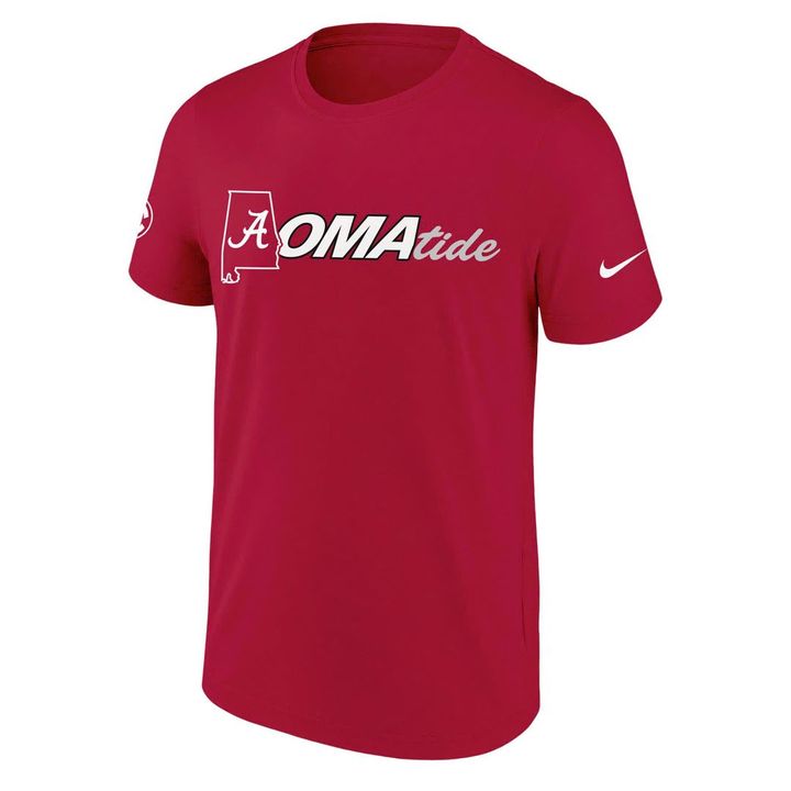 Exclusive Alabama Crimson Tide 2026 Baseball College World Series "OmaTide" T-Shirt.