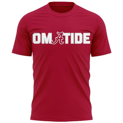 Limited edition Alabama Crimson Tide 2026 Baseball College World Series "OmaTide" T-Shirt Red.