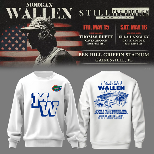 Limited Edition “Still The Problem Tour” At Ben Hill Griffin Stadium, Florida Gators Sweatshirt