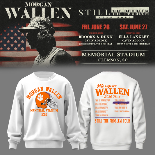 Morgan Wallen: The Clemson Takeover Sweatshirt Limited Tour Drop