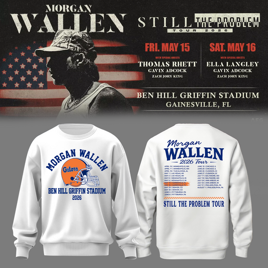 Limited Edition “Still The Problem Tour” At Ben Hill Griffin Stadium, Florida Gators Sweatshirt