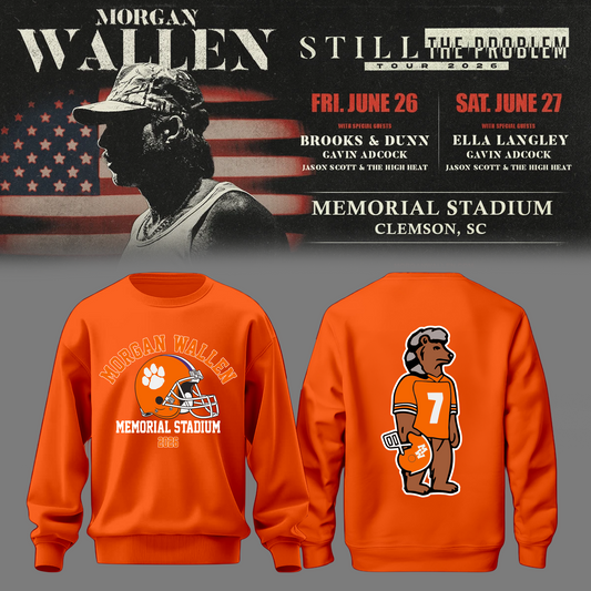Morgan Wallen: The Clemson Takeover Sweatshirt Limited Tour Drop