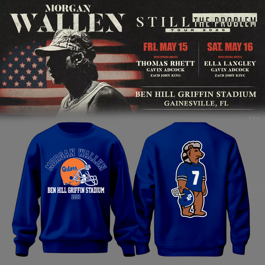 Limited Edition “Still The Problem Tour” At Ben Hill Griffin Stadium, Florida Gators Sweatshirt