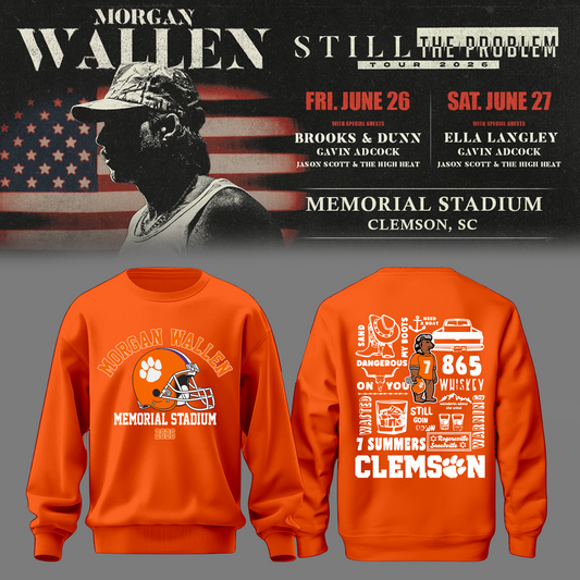 Morgan Wallen: The Clemson Takeover Sweatshirt Limited Tour Drop