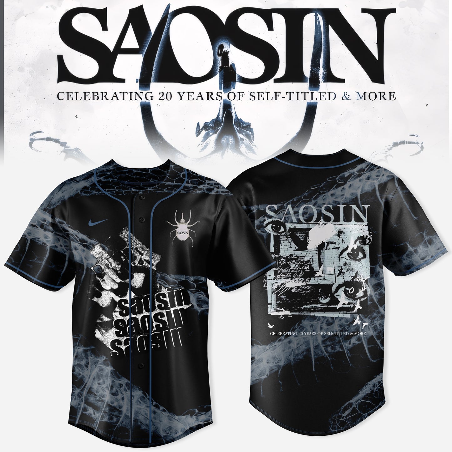 _SAOSIN — 20 YEARS OF POST-HARDCORE LEGACY JERSEY