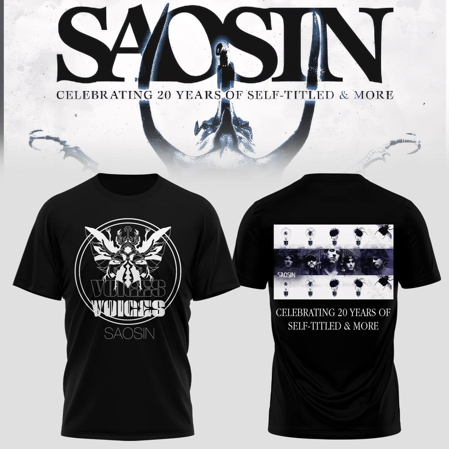 SAOSIN — 20 YEARS OF POST-HARDCORE LEGACY TEE