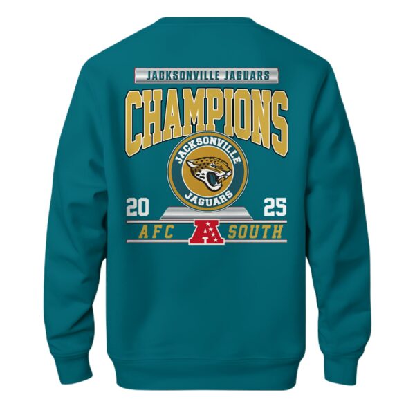 . Jacksonville Jaguars 2025 AFC South Champions Sweatshirt