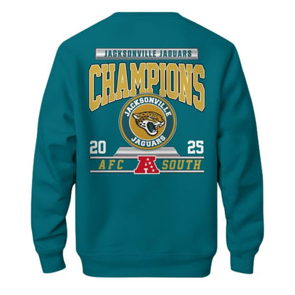. Jacksonville Jaguars 2025 AFC South Champions Sweatshirt