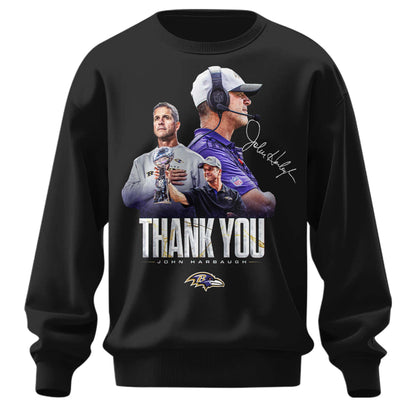 BAL Ravens Coach “John Harbaugh” Appreciation Sweatshirt