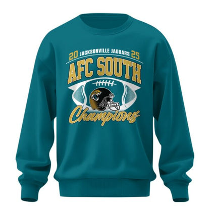 . Jacksonville Jaguars 2025 AFC South Champions Sweatshirt