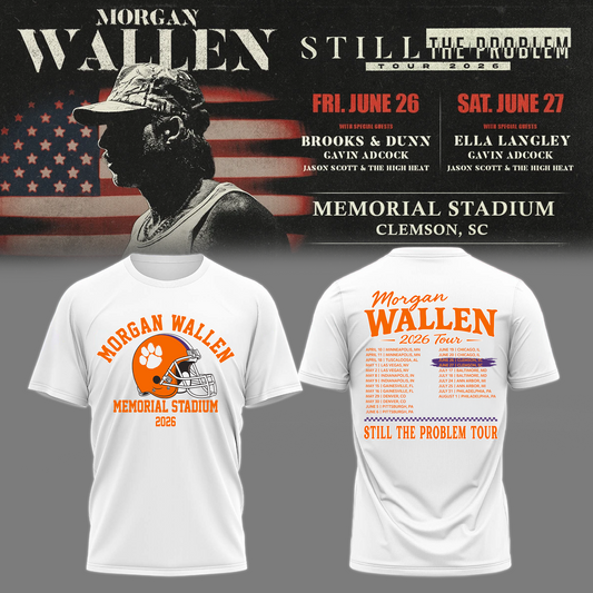 Morgan Wallen: The Clemson Takeover Tee Limited Tour Drop