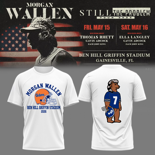 Limited Edition “Still The Problem Tour” At Ben Hill Griffin Stadium, Florida Gators Shirt