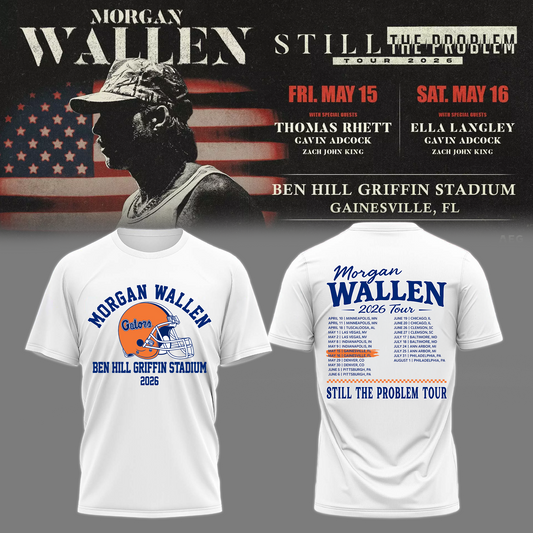 Limited Edition “Still The Problem Tour” At Ben Hill Griffin Stadium, Florida Gators Shirt