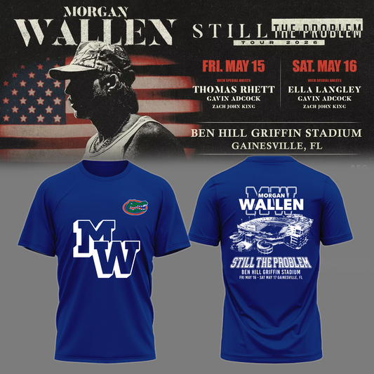 Limited Edition “Still The Problem Tour” At Ben Hill Griffin Stadium, Florida Gators Shirt