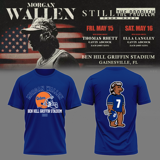 Limited Edition “Still The Problem Tour” At Ben Hill Griffin Stadium, Florida Gators Shirt