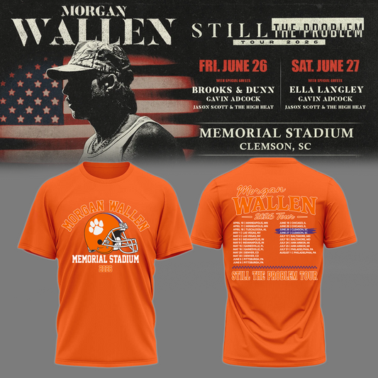 Morgan Wallen: The Clemson Takeover Tee Limited Tour Drop