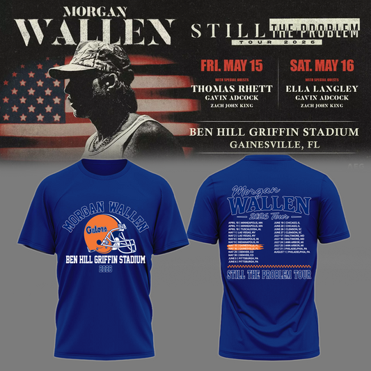 Limited Edition “Still The Problem Tour” At Ben Hill Griffin Stadium, Florida Gators Shirt