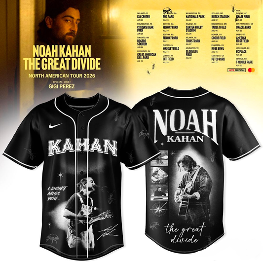 The Great Divide Tour 2026 Noah Kahan Jersey
