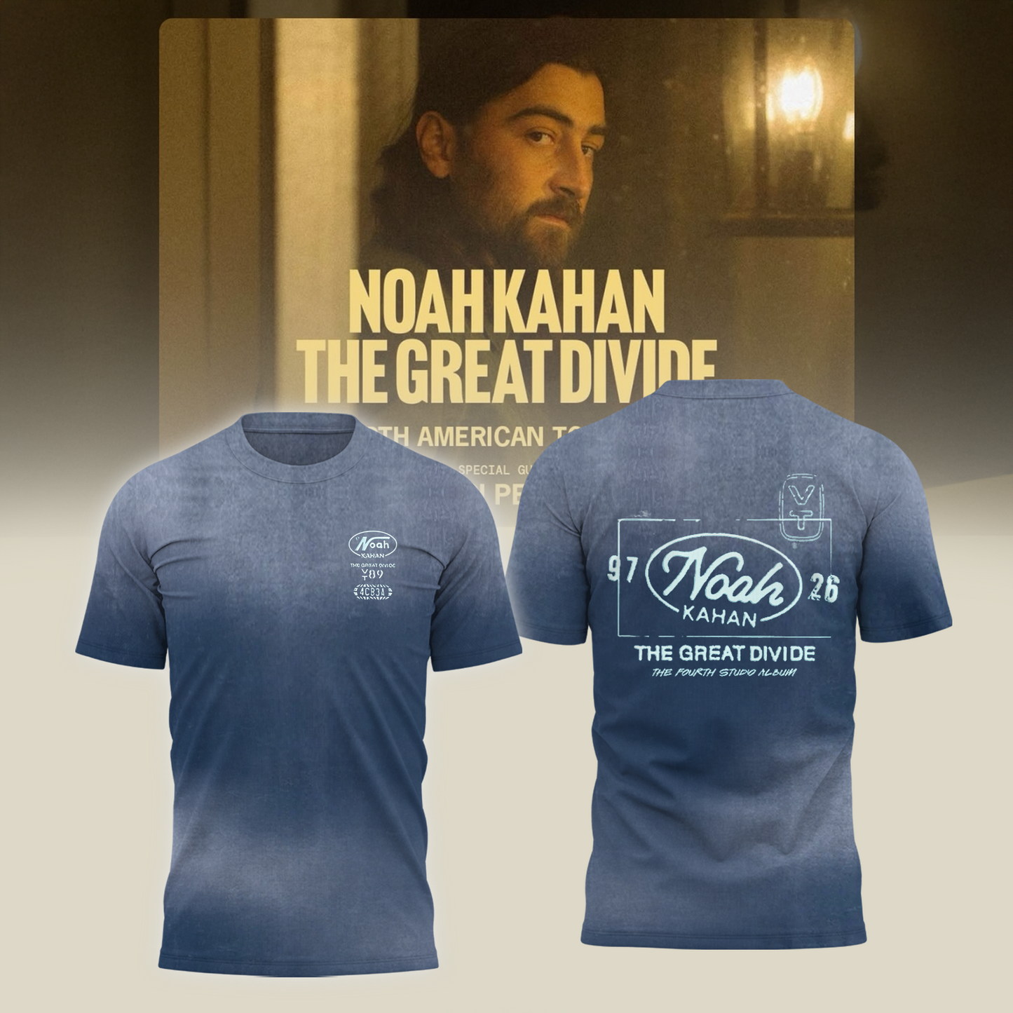 Noah Kahan Tour 2026 TShirt Limited Edition