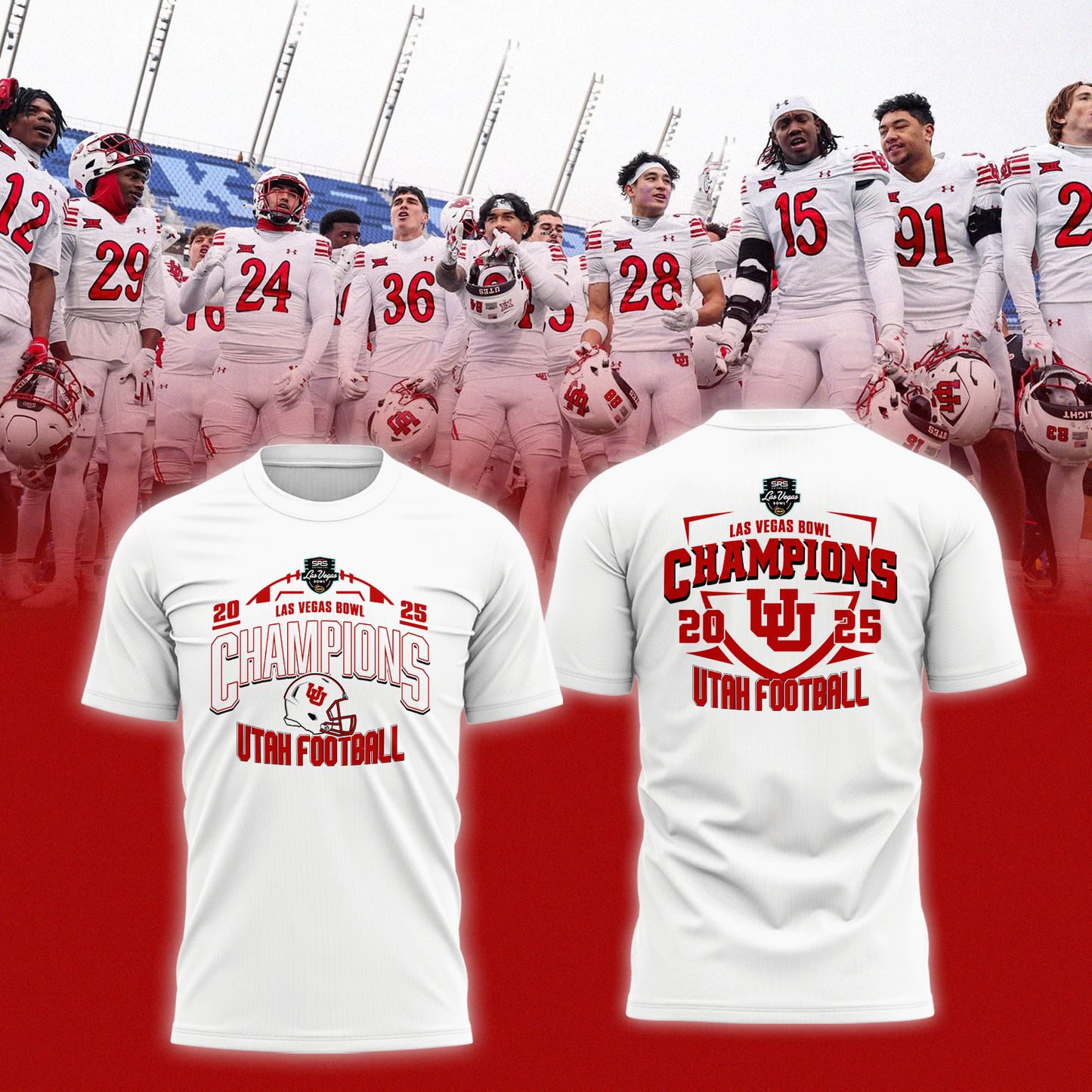 UTAH 2025  SRS DISTRIBUTION LAS VEGAS BOWL Champions Limited Edition