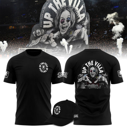 Aston Villa x Ozzy Osbourne Limited Edition T-Shirt – Black