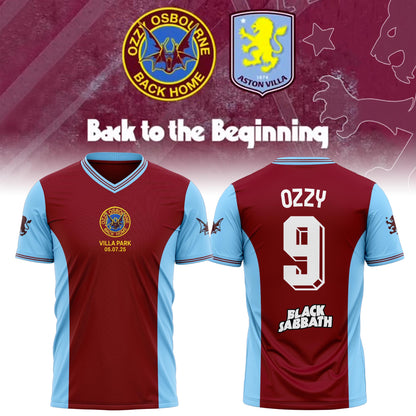 Limited Edition Aston Villa x Ozzy Osbourne Back Home Shirt