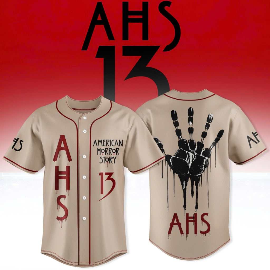 American Horror Story 13 3D All-Over Print Baseball Jersey – Sand Style