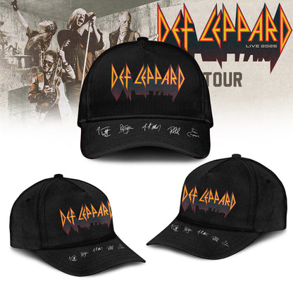 ..Def Leppard Live 2026 Limited Edition Signature – Zip Hoodie
